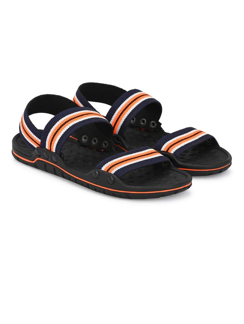 men striped back strap floaters - 21278267 -  Standard Image - 1