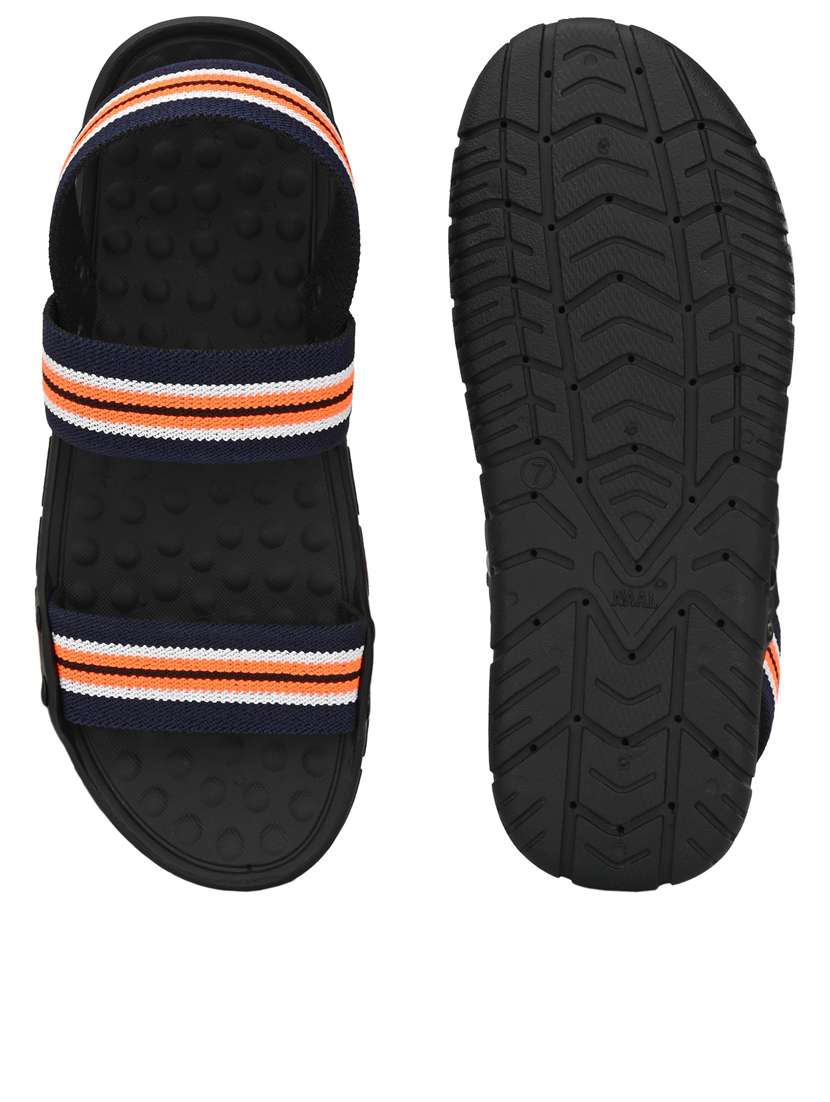 men striped back strap floaters - 21278267 -  Standard Image - 4