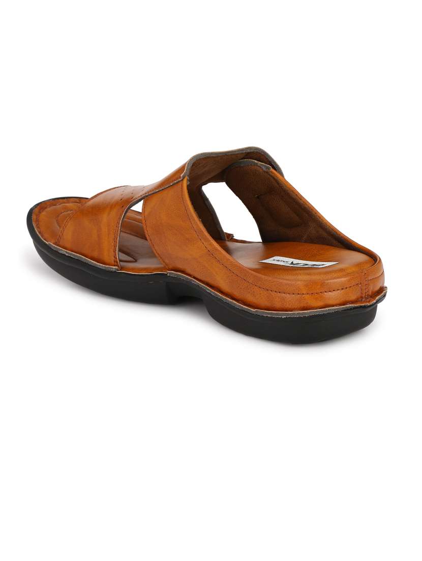 bucik bck074 lightweight comfort summer trendy premium stylish men tan sandals  - 21278364 -  Standard Image - 1