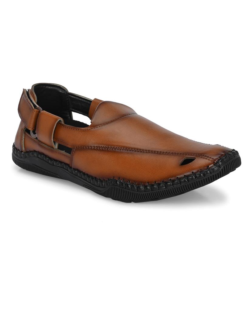 bucik men tan sandals - 21278436 - Standard Image - 1