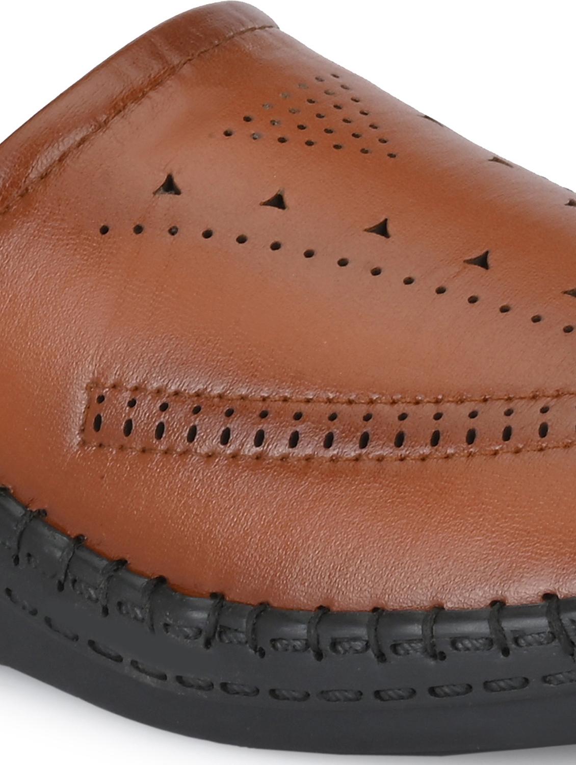 bucik bck8024 lightweight comfort summer trendy premium stylish men tan sandals - 21278584 - Standard Image - 4