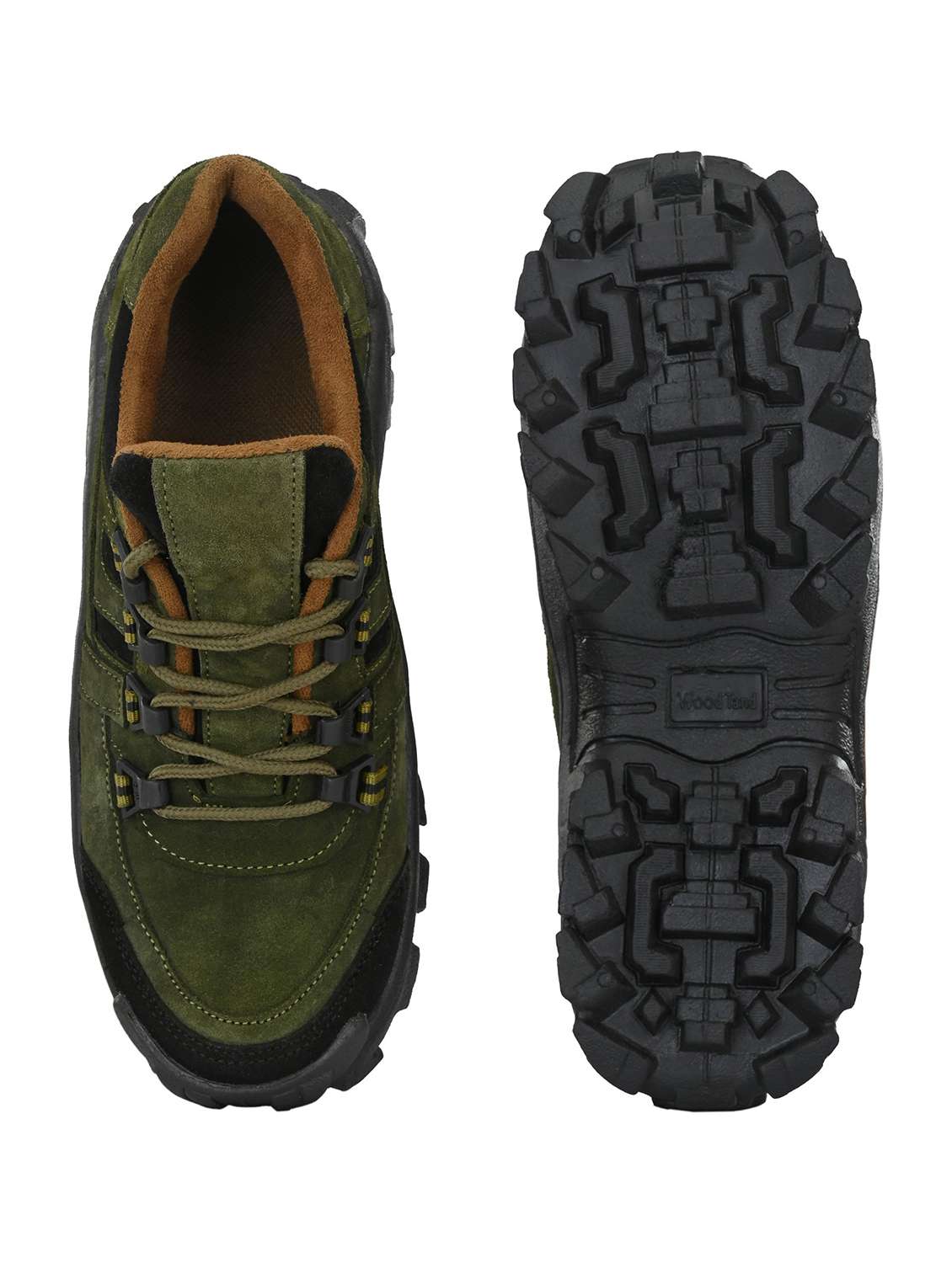 Olive Lace Up Shoes - 21278641 -  Standard Image - 4