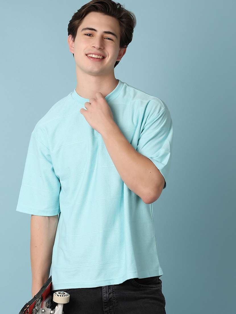 men solid short sleeve oversized t-shirt - 21278978 -  Standard Image - 1