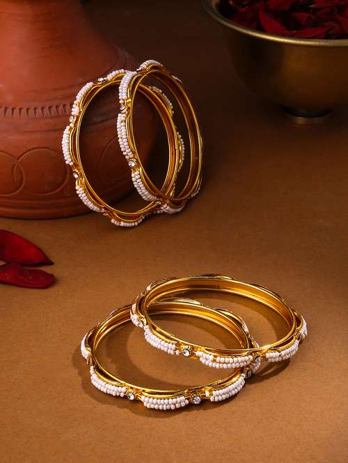 gold alloy bangle set of 4 - 21279170 -  Standard Image - 0