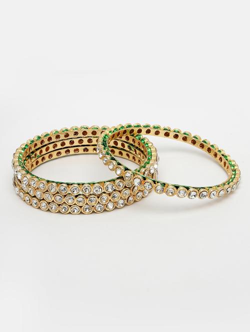 gold alloy bangle set of 4 - 21279190 - Standard Image - 0