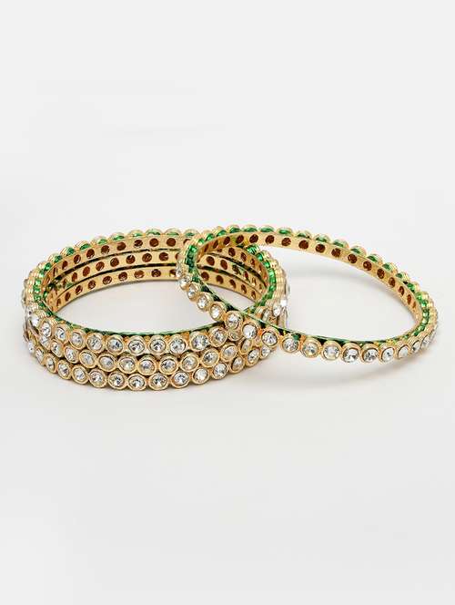 gold alloy bangle set of 4 - 21279193 - Standard Image - 0
