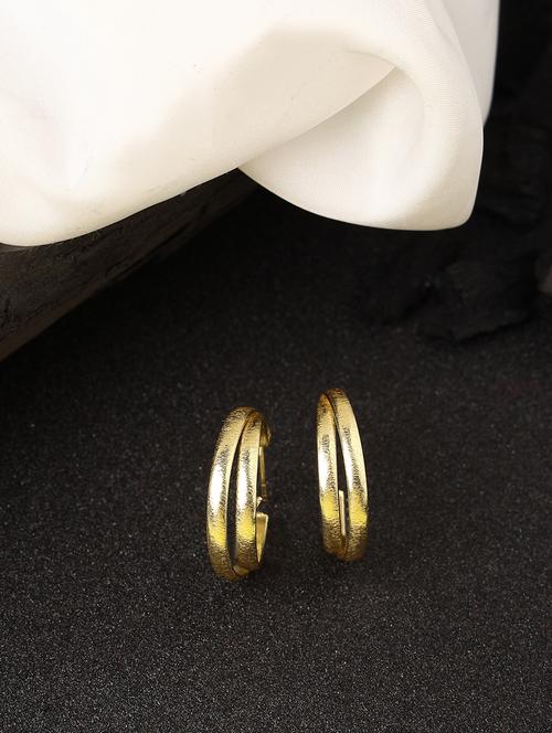 gold alloy drop earrings - 21279408 - Standard Image - 0