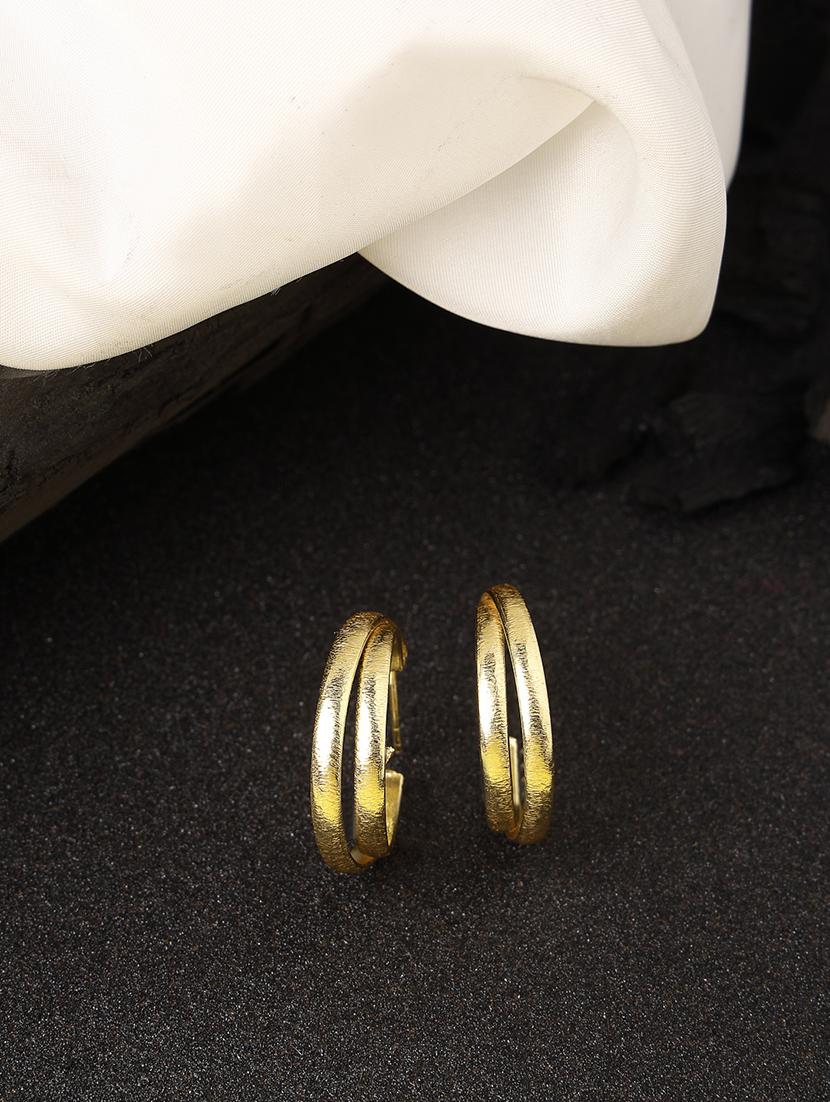 gold alloy drop earrings - 21279408 - Zoom Image - 0