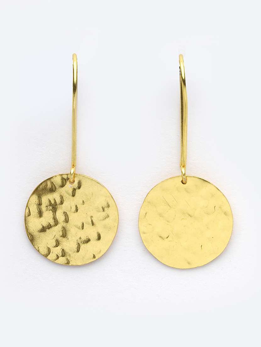 gold alloy jhumka earring