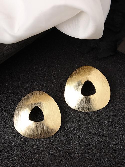 gold alloy stud earring - 21279471 - Standard Image - 0