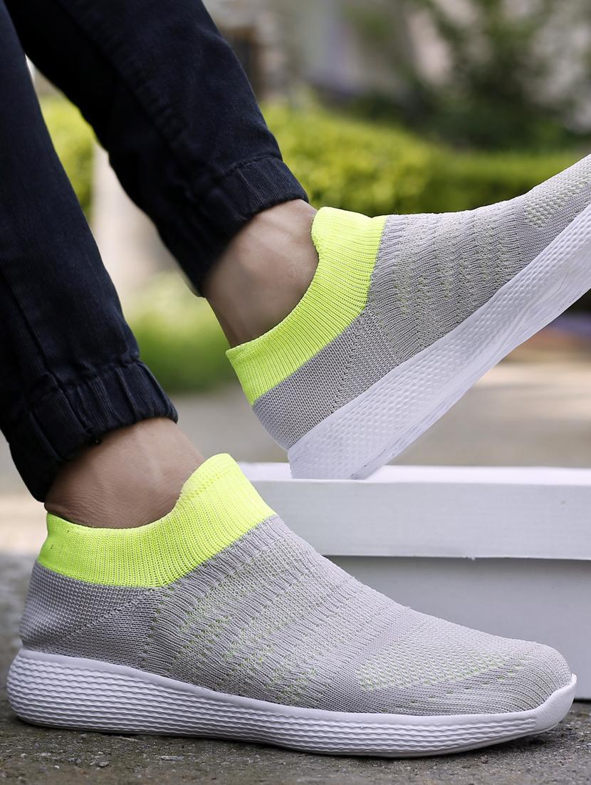 grey slip on shoes - 21279783 -  Standard Image - 1