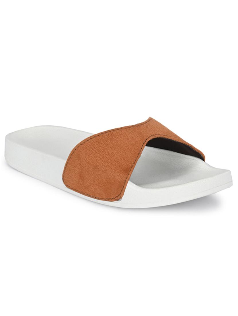 bucik brown women bck9020 lightweight comfort summer trendy premium stylish slides - 21279798 - Standard Image - 1