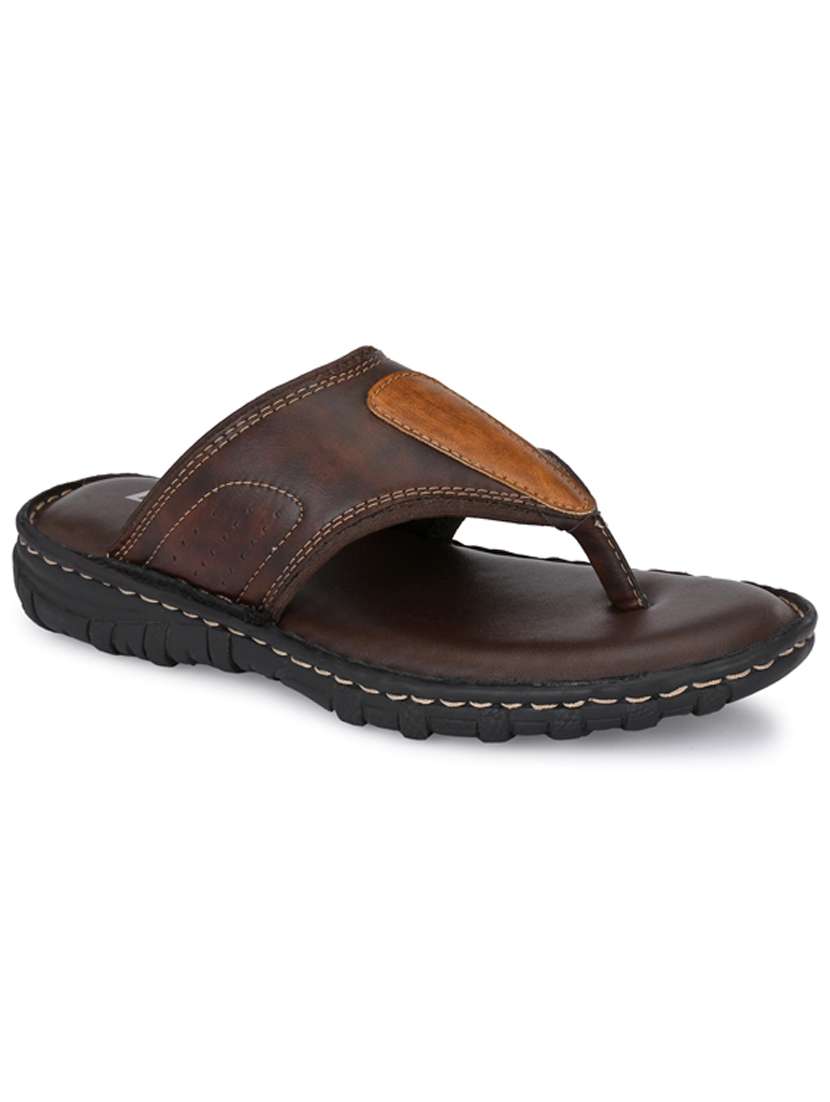 bucik brown men bck8097 lightweight comfort summer trendy premium stylish slippers  - 21279869 -  Standard Image - 1