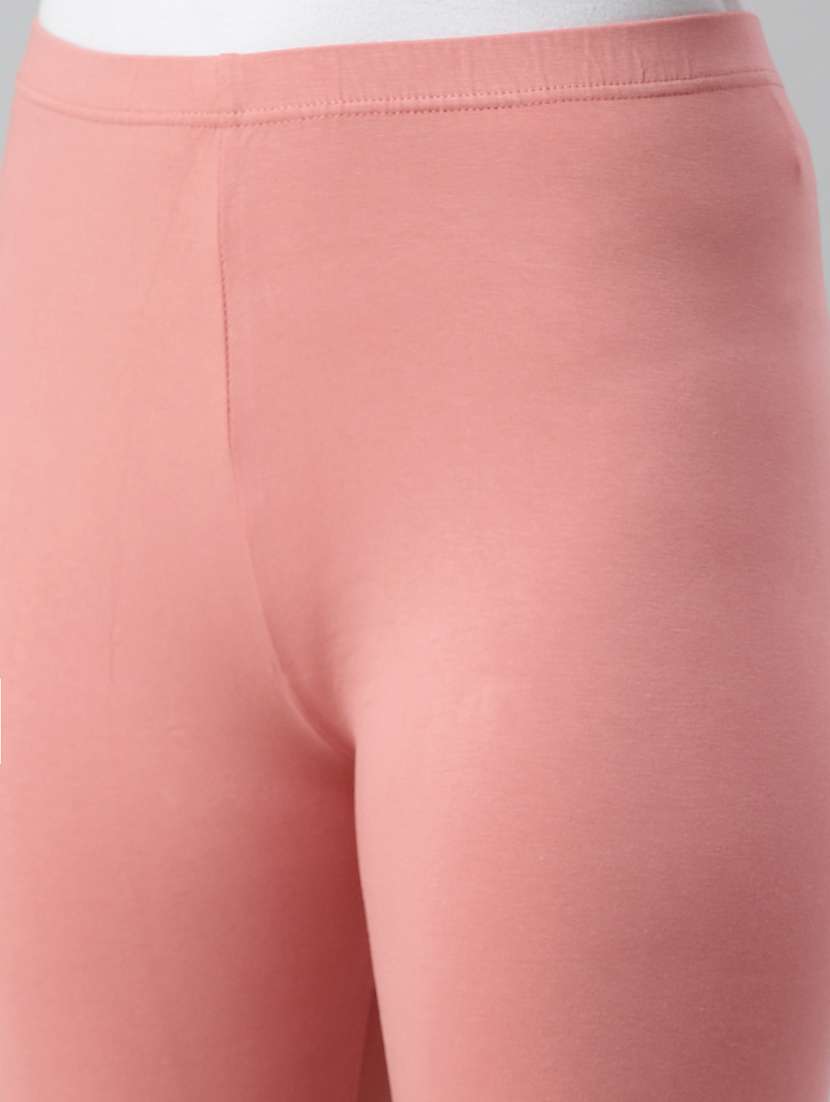 women solid mid rise churidar legging - 21281520 -  Standard Image - 4