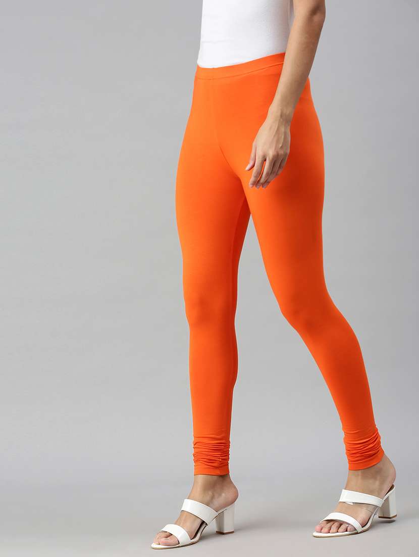 women solids churidar leggings - 21281538 -  Standard Image - 1