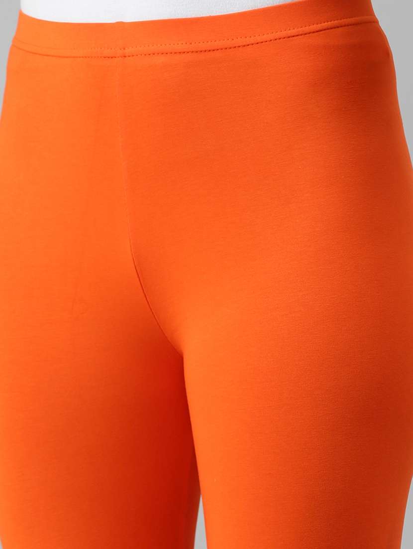 women solids churidar leggings - 21281538 -  Standard Image - 4