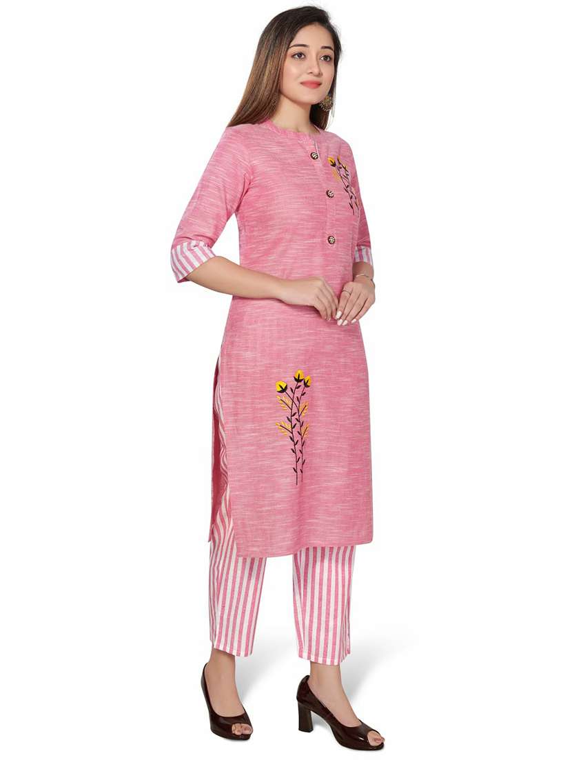 women pink kurta pant set - 21281719 - Standard Image - 1