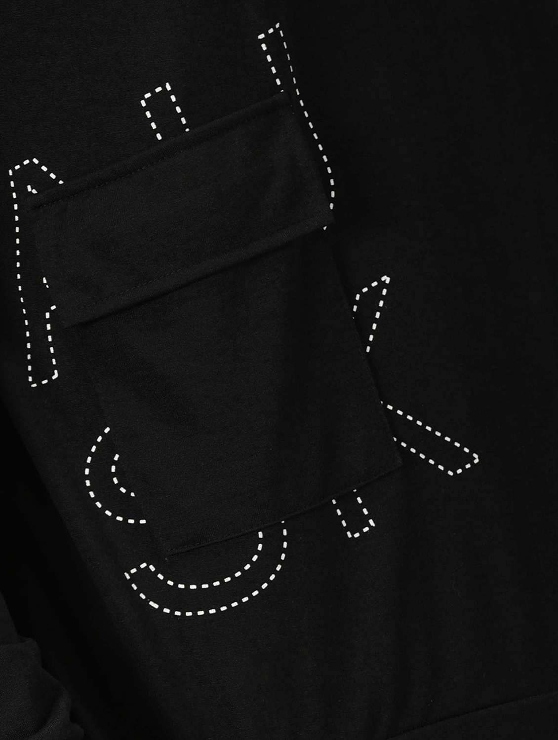 men placement print hooded t-shirt - 21281750 -  Standard Image - 4