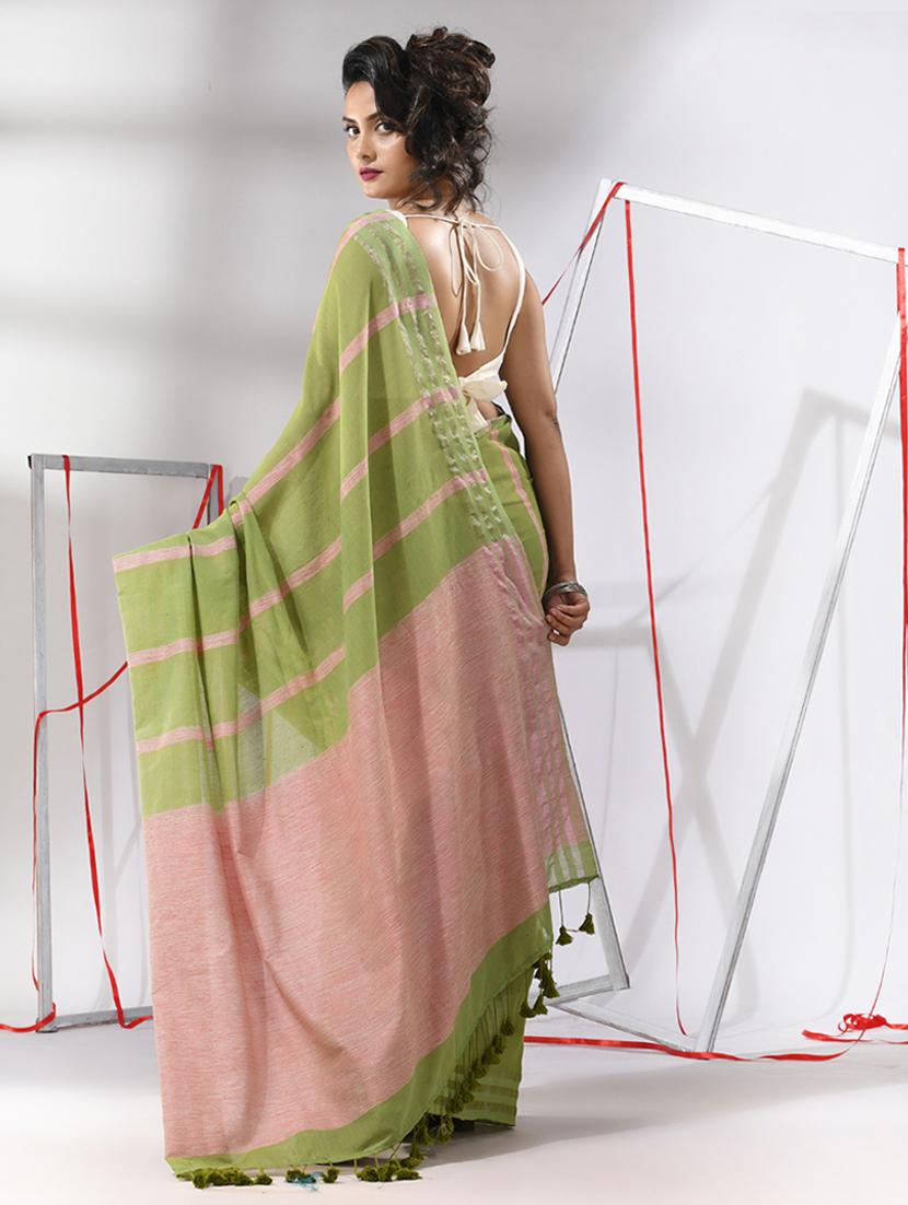 women self design handloom saree - 21281816 -  Standard Image - 1