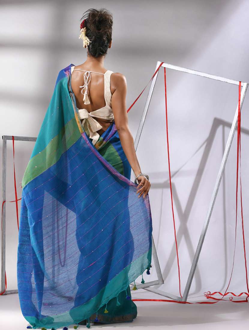 women self design handloom saree - 21281821 - Standard Image - 1