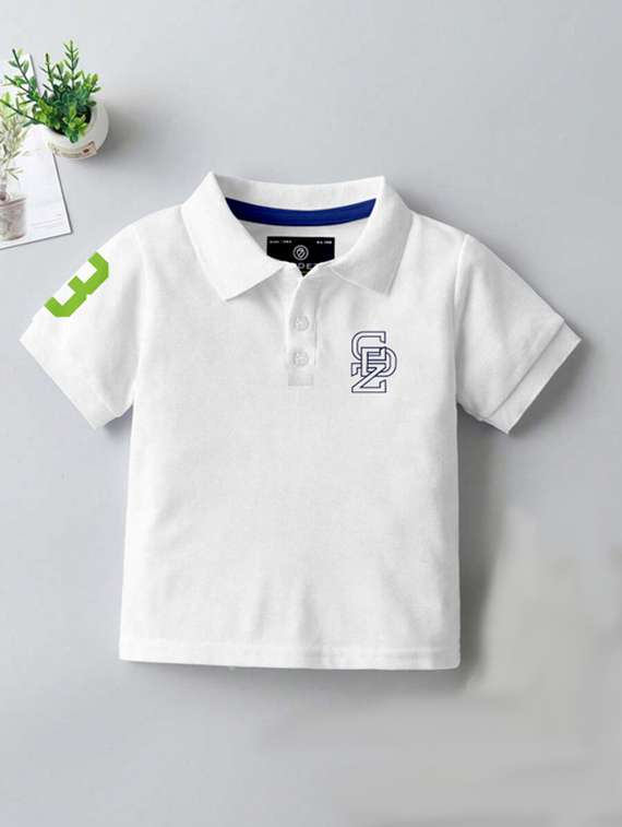 boys solid short sleeves polo t-shirt