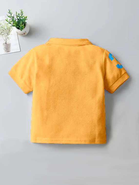 boys solid short sleeves polo t-shirt - 21281971 -  Standard Image - 1