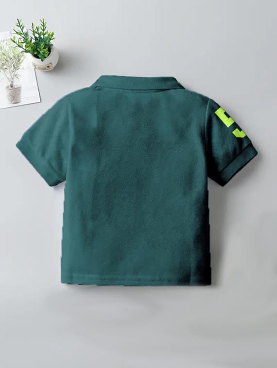 boys solid short sleeves polo t-shirt - 21281973 - Standard Image - 1