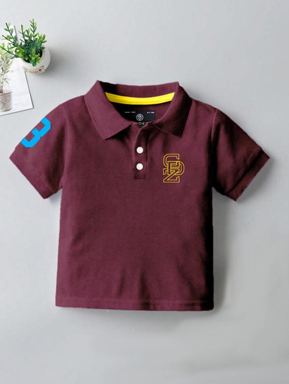 boys solid short sleeves polo t-shirt