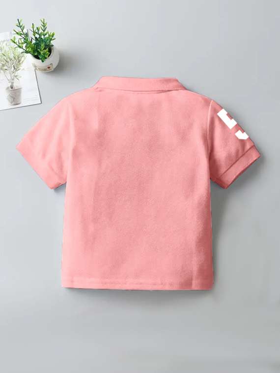 boys solid short sleeves polo t-shirt - 21281977 -  Standard Image - 1