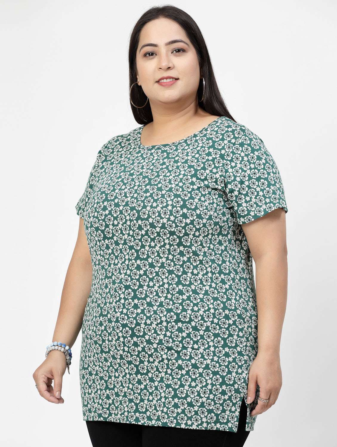 women plus size printed t-shirt - 21283312 -  Standard Image - 1