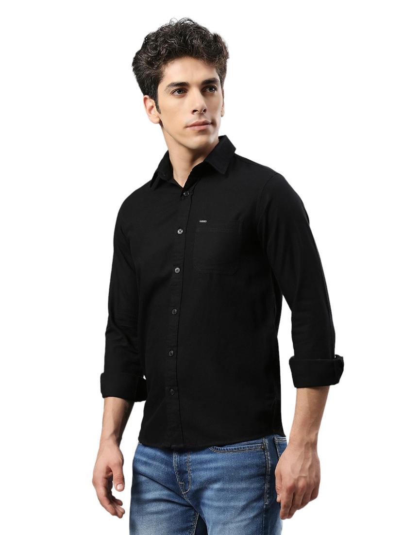 men collared neck long sleeves casual shirt - 21287356 - Standard Image - 1