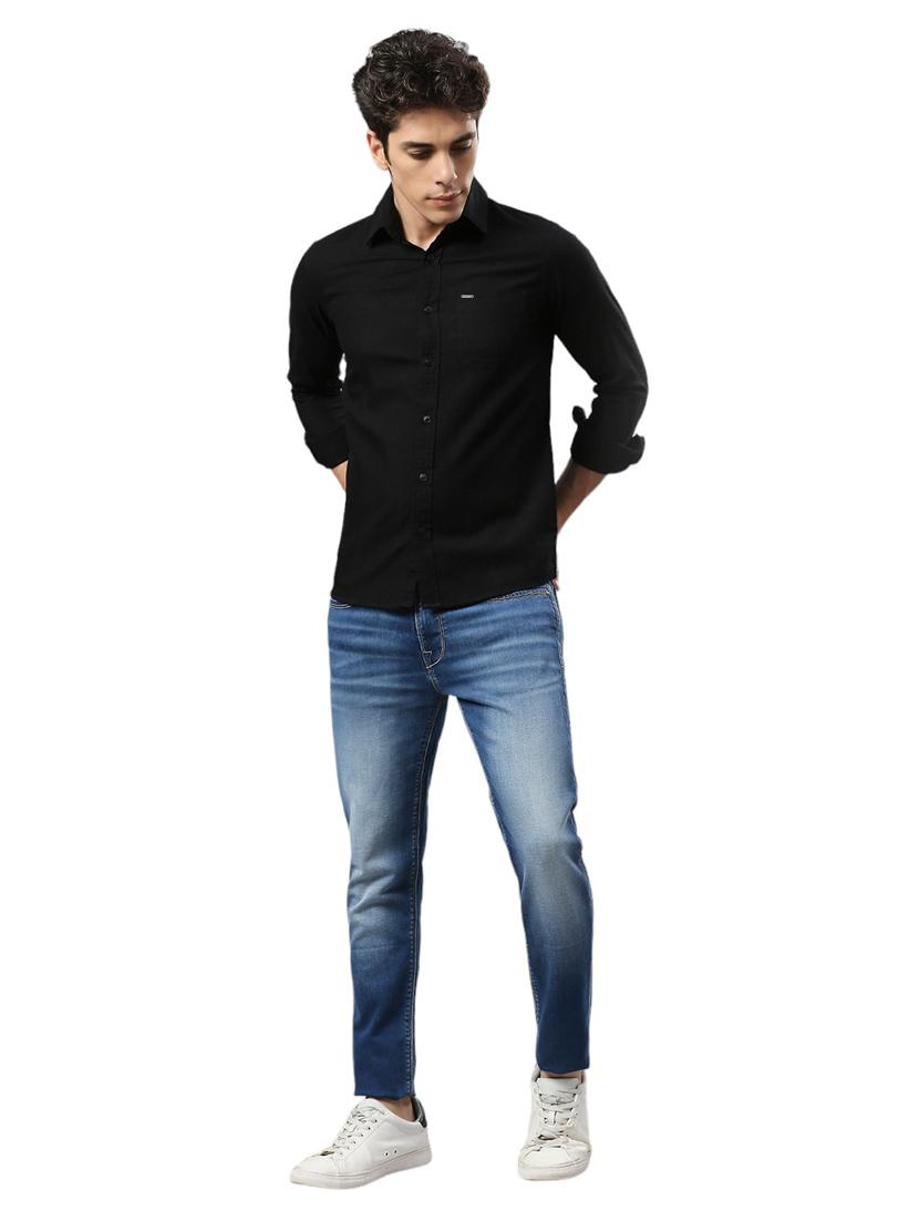 men collared neck long sleeves casual shirt - 21287356 - Standard Image - 4