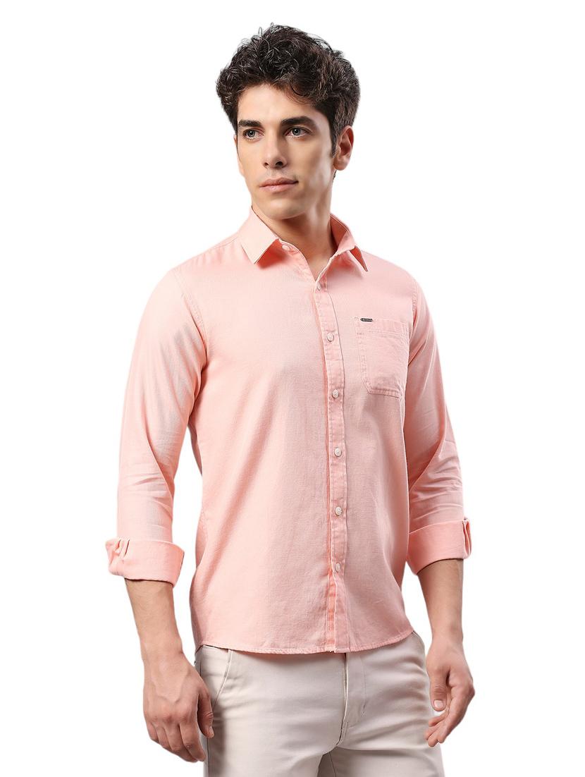 men collared neck long sleeves casual shirt - 21287358 - Standard Image - 1