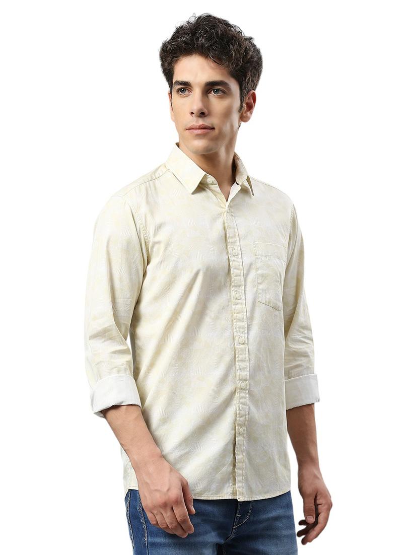 men collared neck long sleeves casual shirt - 21287380 - Standard Image - 1