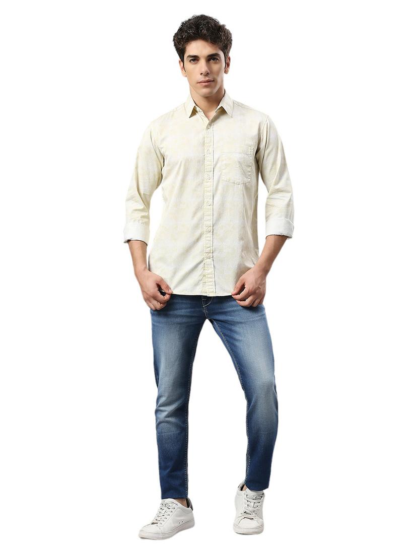 men collared neck long sleeves casual shirt - 21287380 - Standard Image - 4