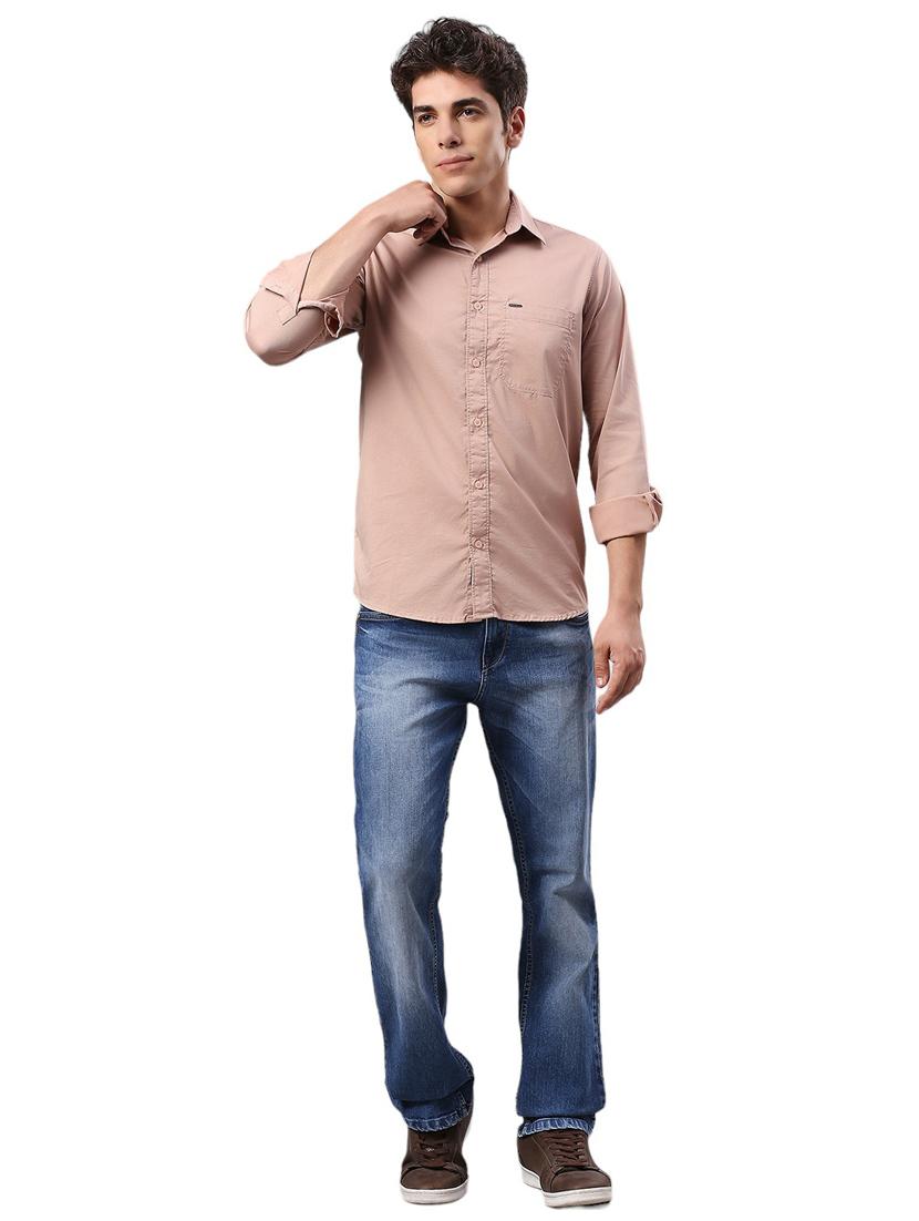 men collared neck long sleeves casual shirt - 21287387 - Standard Image - 4