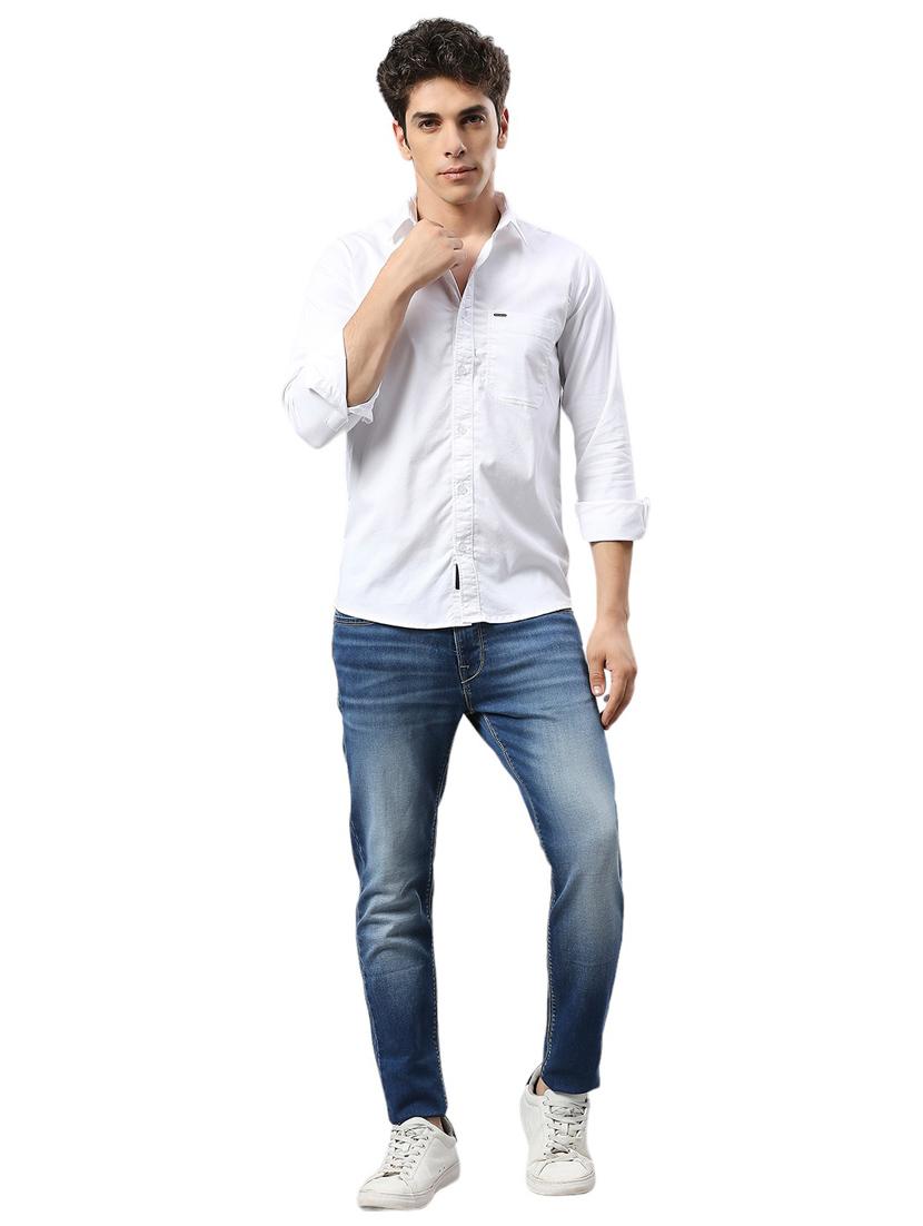 men collared neck long sleeves casual shirt - 21287389 - Standard Image - 4