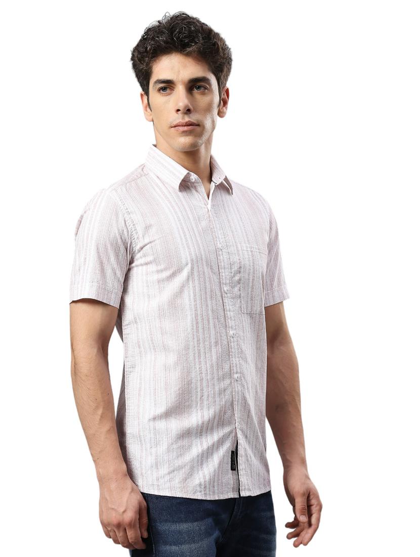 men collared neck short sleeves casual shirt - 21287415 - Standard Image - 1