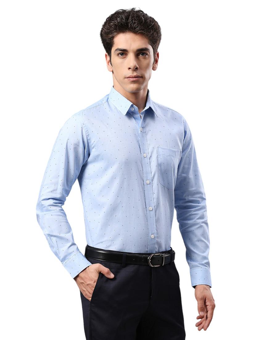 men printed cotton formal shirt - 21287440 -  Standard Image - 1