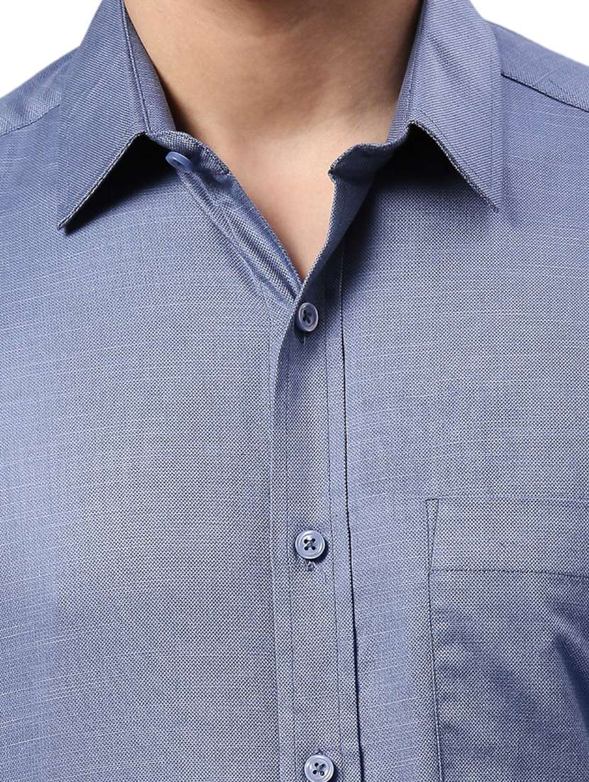 men solid cotton formal shirt - 21287443 - Standard Image - 4