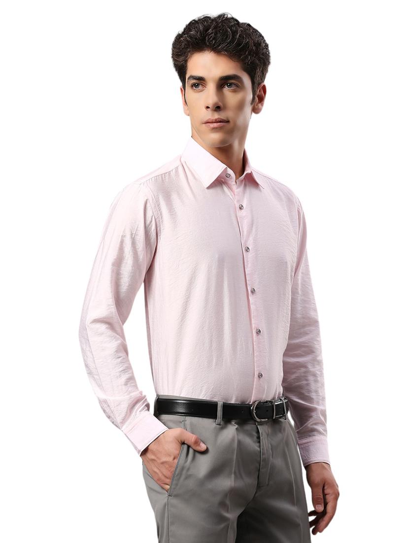 men solid cotton formal shirt - 21287449 - Standard Image - 1