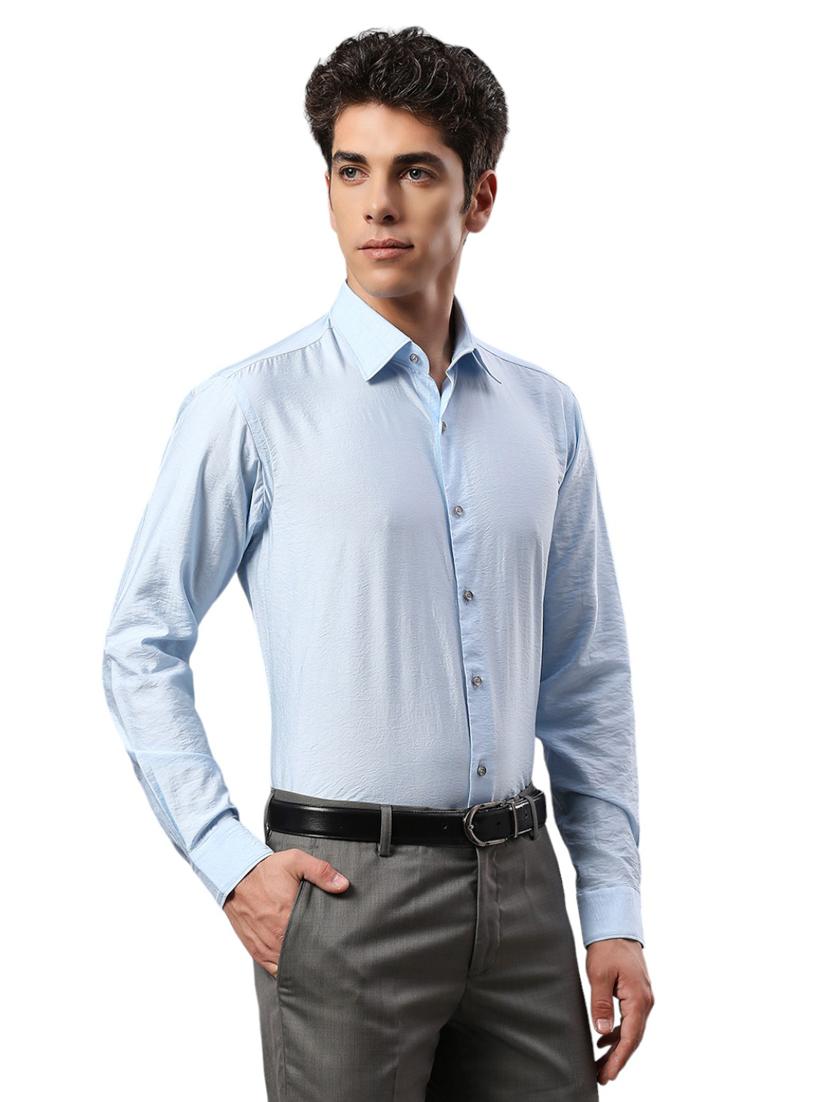 men solid cotton formal shirt - 21287450 - Standard Image - 1