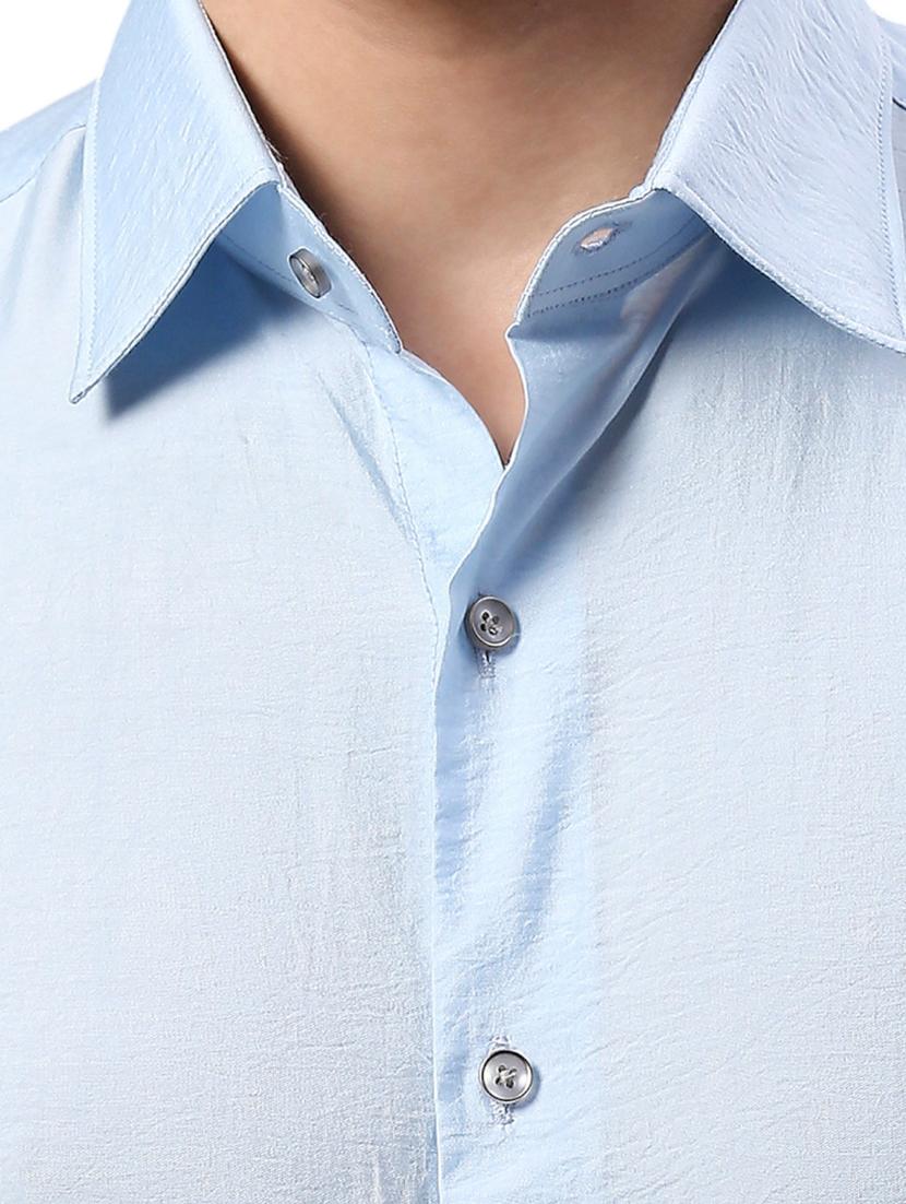 men solid cotton formal shirt - 21287450 - Standard Image - 4