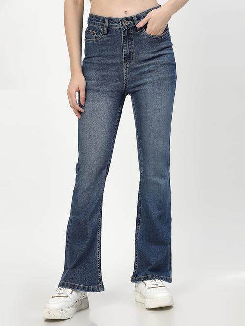 women blue full length jeans - 21287771 - Standard Image - 0