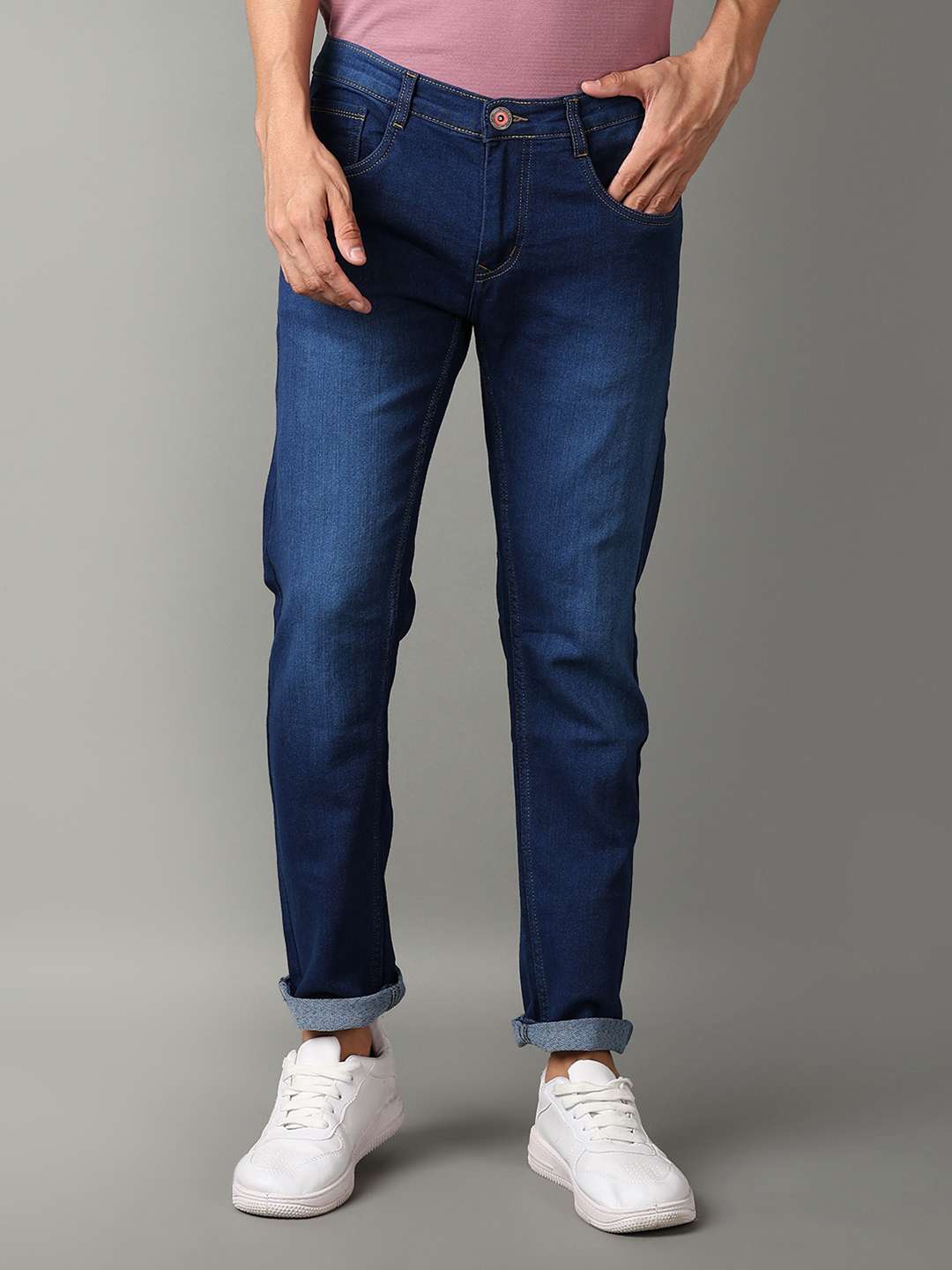 men mid rise denim jeans