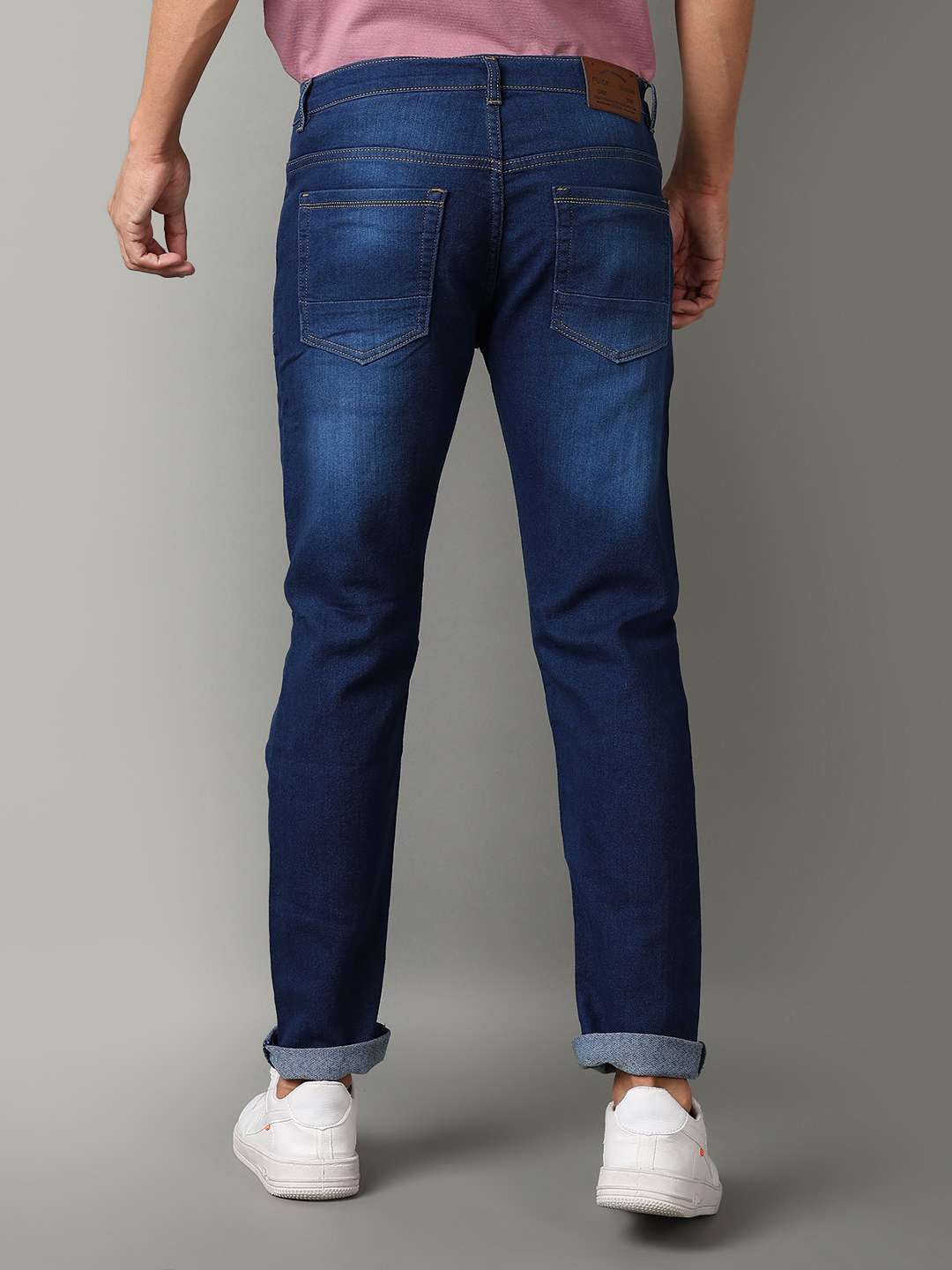 men mid rise denim jeans - 21289691 -  Standard Image - 4