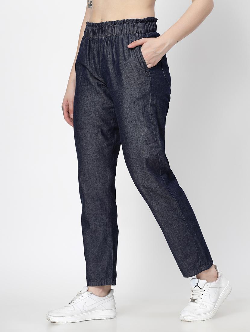 navy blue cotton jeans - 21290011 -  Standard Image - 1