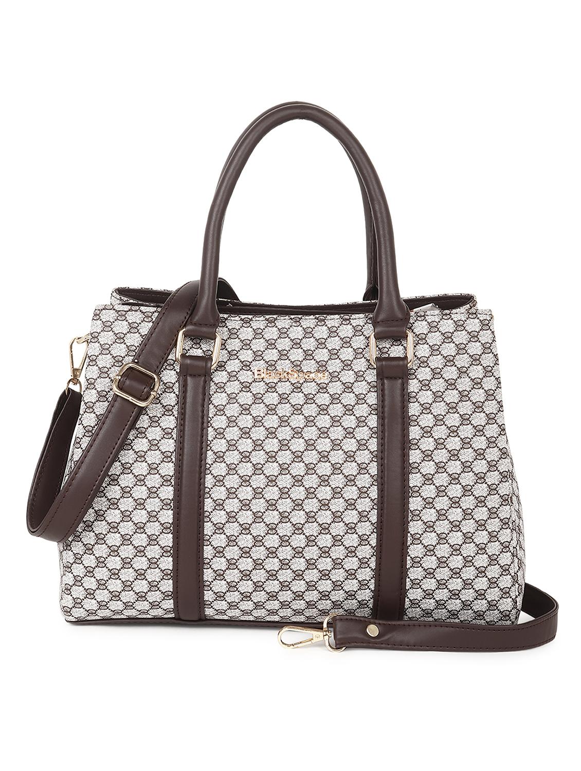 brown leatherette handbag - 21290178 - Zoom Image - 0