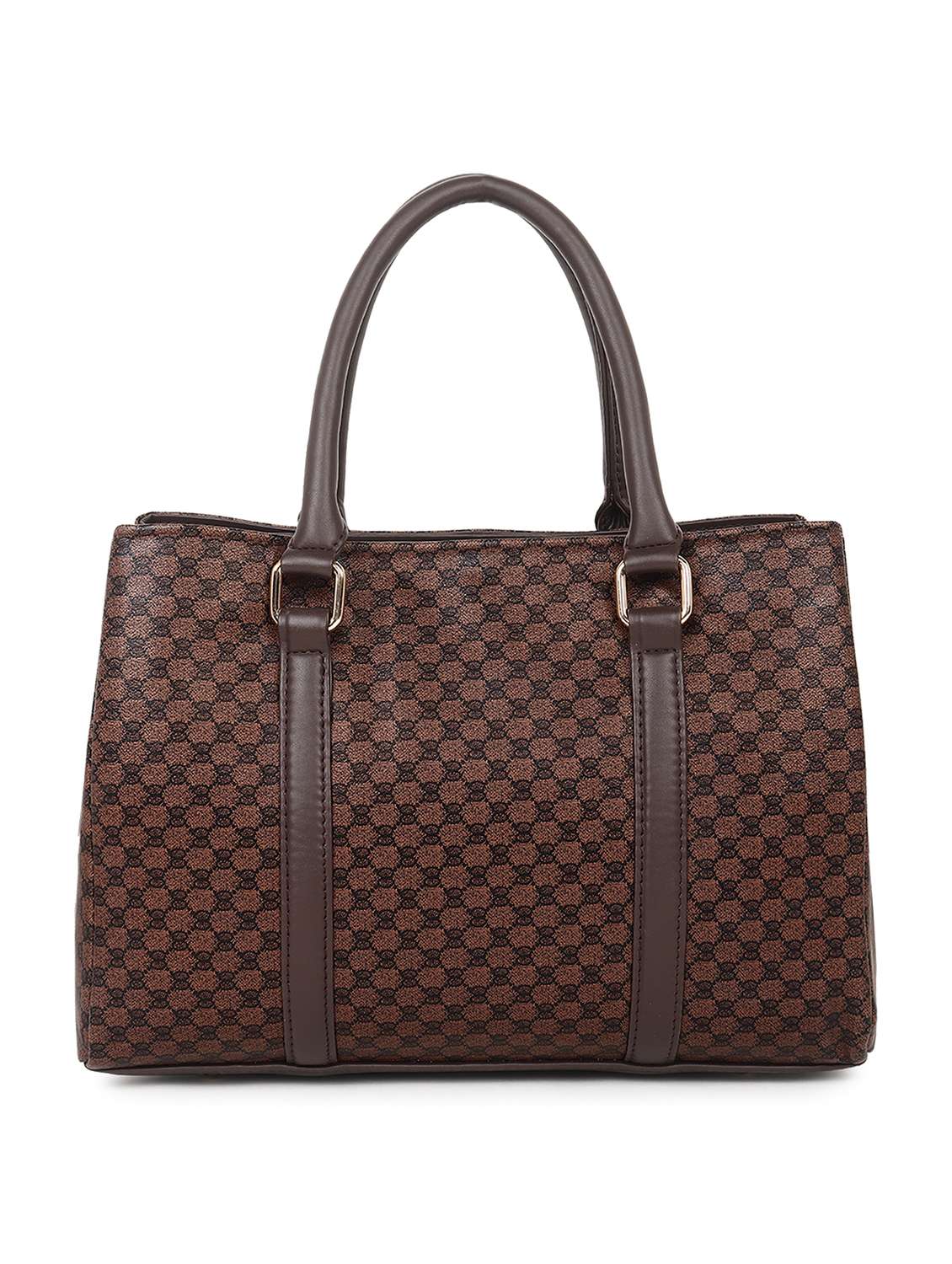 brown leatherette handbag - 21290179 -  Standard Image - 1