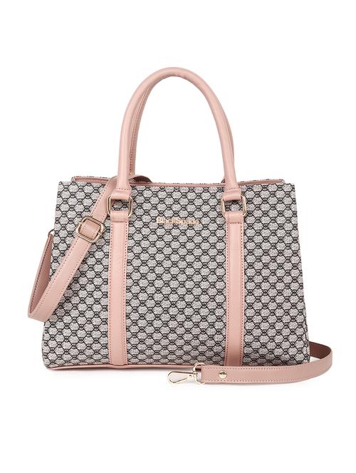 pink leatherette handbag - 21290180 - Standard Image - 0